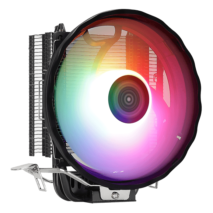 Disipador CPU Aerocool Rave 3 ARGB, 120mm, hasta 1800RPM, Negro 