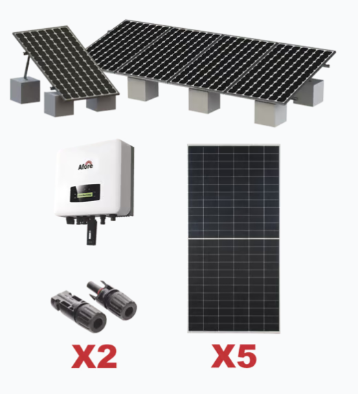 Afore Inversor para Interconexión HNS3000TLKIT1, 3.000W, 220V