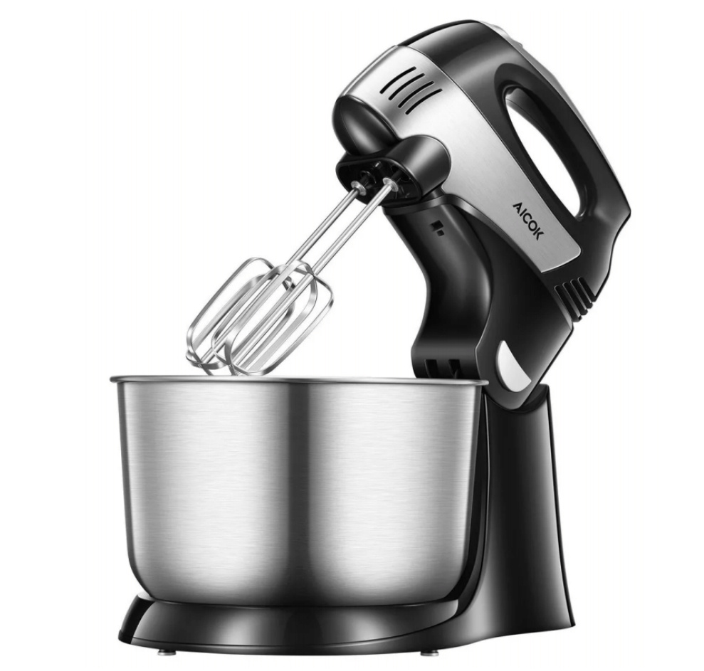 Aicok Batidora de Mano HM925S, 300W, 6 Velocidades, 3.5 Litros