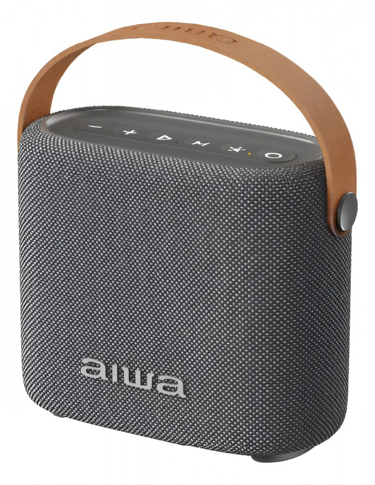 Aiwa Bocina Portátil AWS70BTG, Bluetooth, Inalámbrico, MicroUSB, 7W, Gris