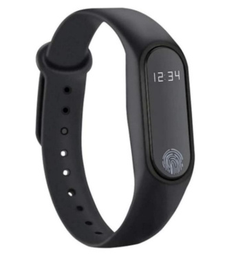 Aktion Smartband RJM2BL, Bluetooth 4.0, Android/iOS, Negro, Resistente al Agua
