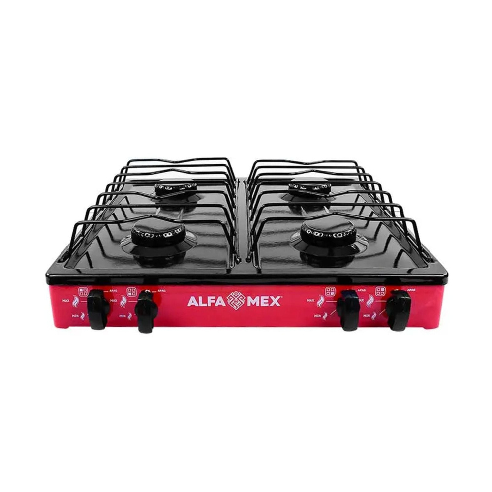 Alfa Mex Parrilla de Gas 311-5, 4 Quemadores