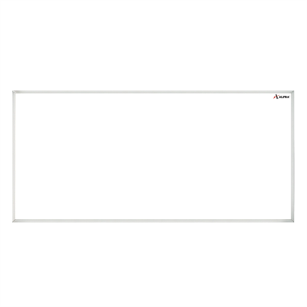 Alfra Pintarrón Metálico, 120 x 240 cm, Blanco