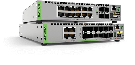 Switch Allied Telesis Gigabit Ethernet XS916MXT, 12 Puertos 10/100/1000Mbps + 4 Puertos SFP/SFP+, 104Gbit/s, 16.000 Entradas - Administrable