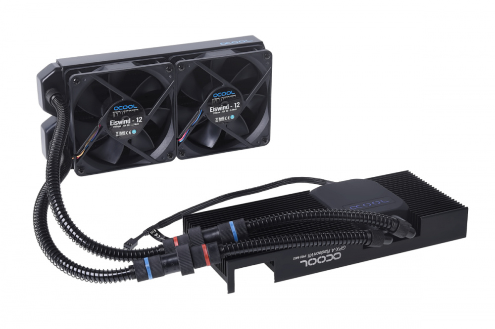 Alphacool Eiswolf 240 GPX Pro Enfriamiento Líquido para GPU, 2x 120mm, para RTX 2080/2080Ti