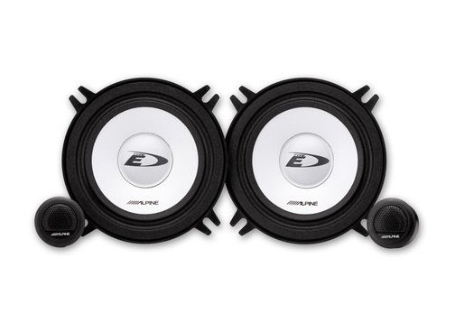 Alpine Bocina Tweeter para Auto SXE-1350S, 40W RMS, 2 Vías, 90dB, 5", 2 Piezas