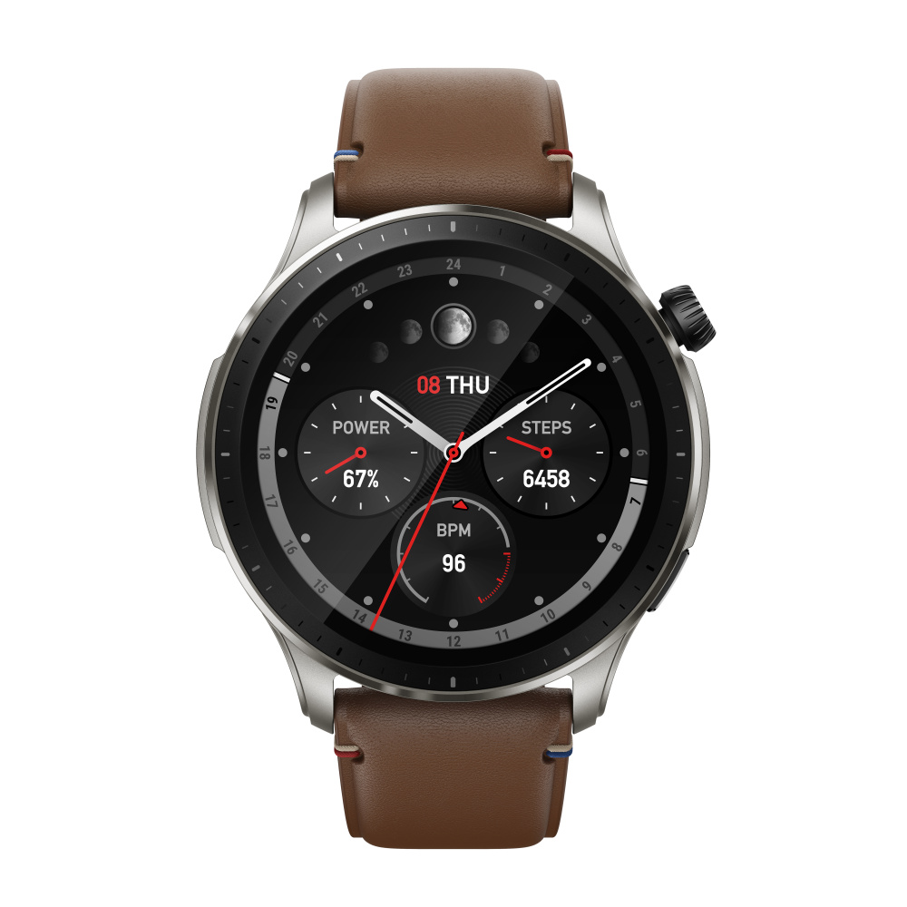 Amazfit Smartwatch GTR 4, Touch, Bluetooth 5.0, Android/iOS, Café - Resistente al Agua