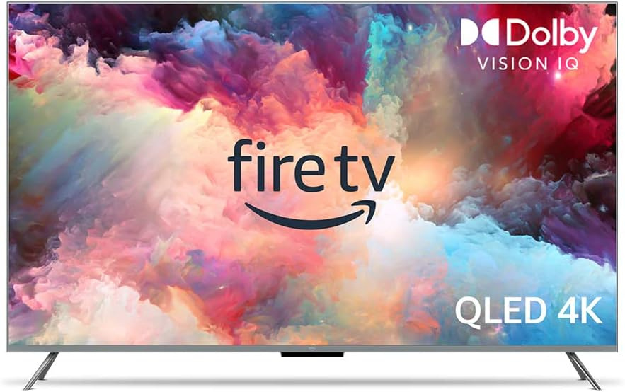 Amazon Smart TV QLED Fire TV Serie Omni 65", 4K Ultra HD, Negro