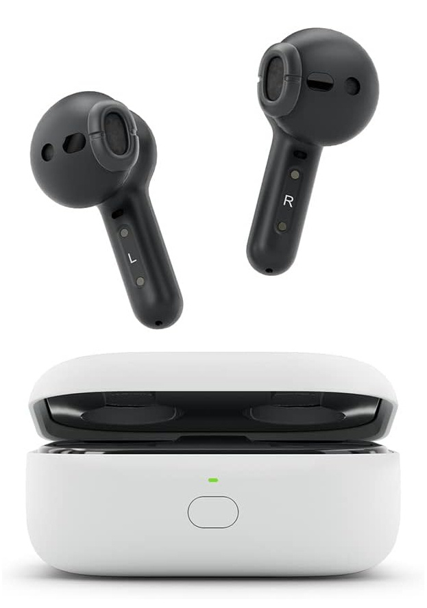 Amazon Audífonos Intrauriculares con Micrófono B09JVG3TWX, Inalámbrico, Bluetooth, Cancelación de Ruido, Negro