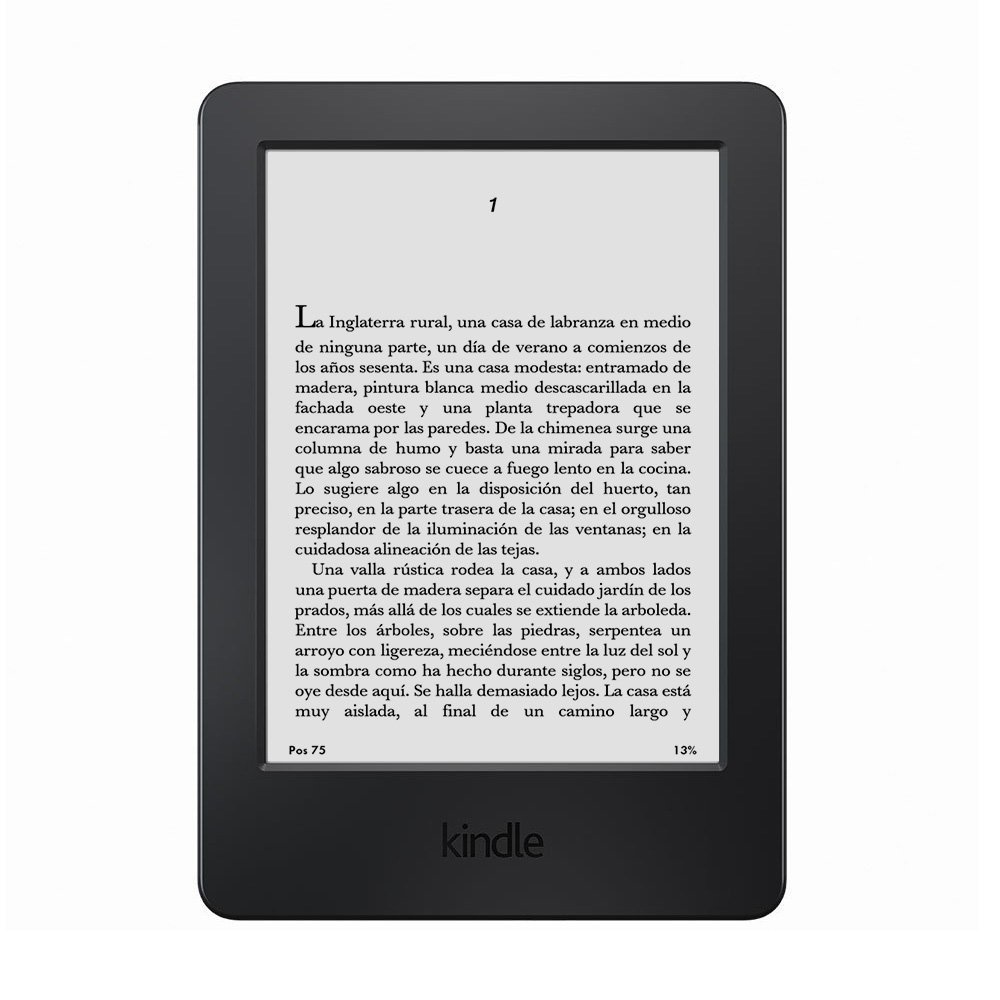 Kindle Paperwhite 6'', 4GB, E Ink, WiFi, Negro