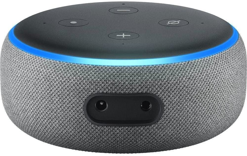Amazon Echo Dot Asistente de Voz 3ra Generación, Inalámbrico, WiFi, Bluetooth, Gris