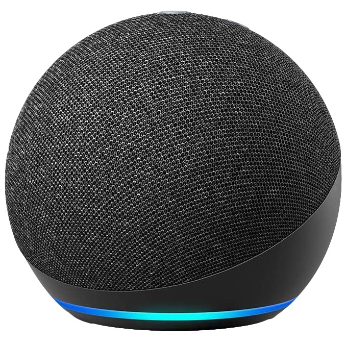 Amazon Echo Dot Asistente de Voz 4ta Generación, Inalámbrico, WiFi, Bluetooth, Gris/Negro