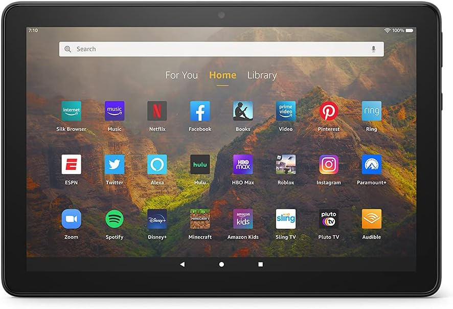 Tablet Amazon Fire HD 10 10.1", 32GB, FireOS, Negro