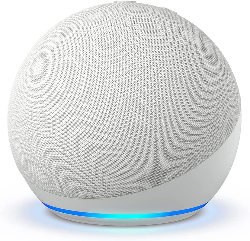 Amazon Echo Dot Asistente de Voz 5ta Generación, Inalámbrico, WiFi, Bluetooth, Blanco