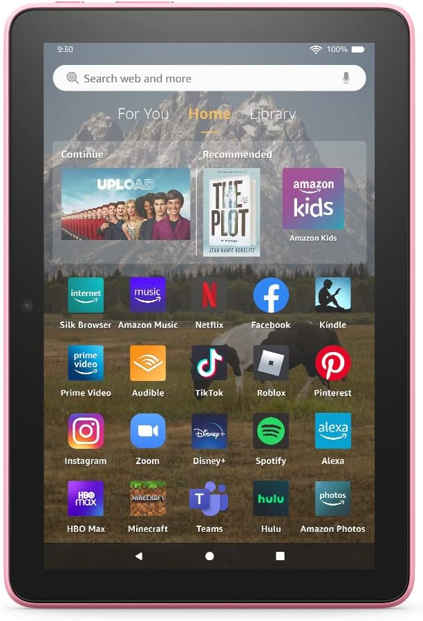 Tablet Amazon Fire HD 8 8", 32GB, FireOS, Rosa