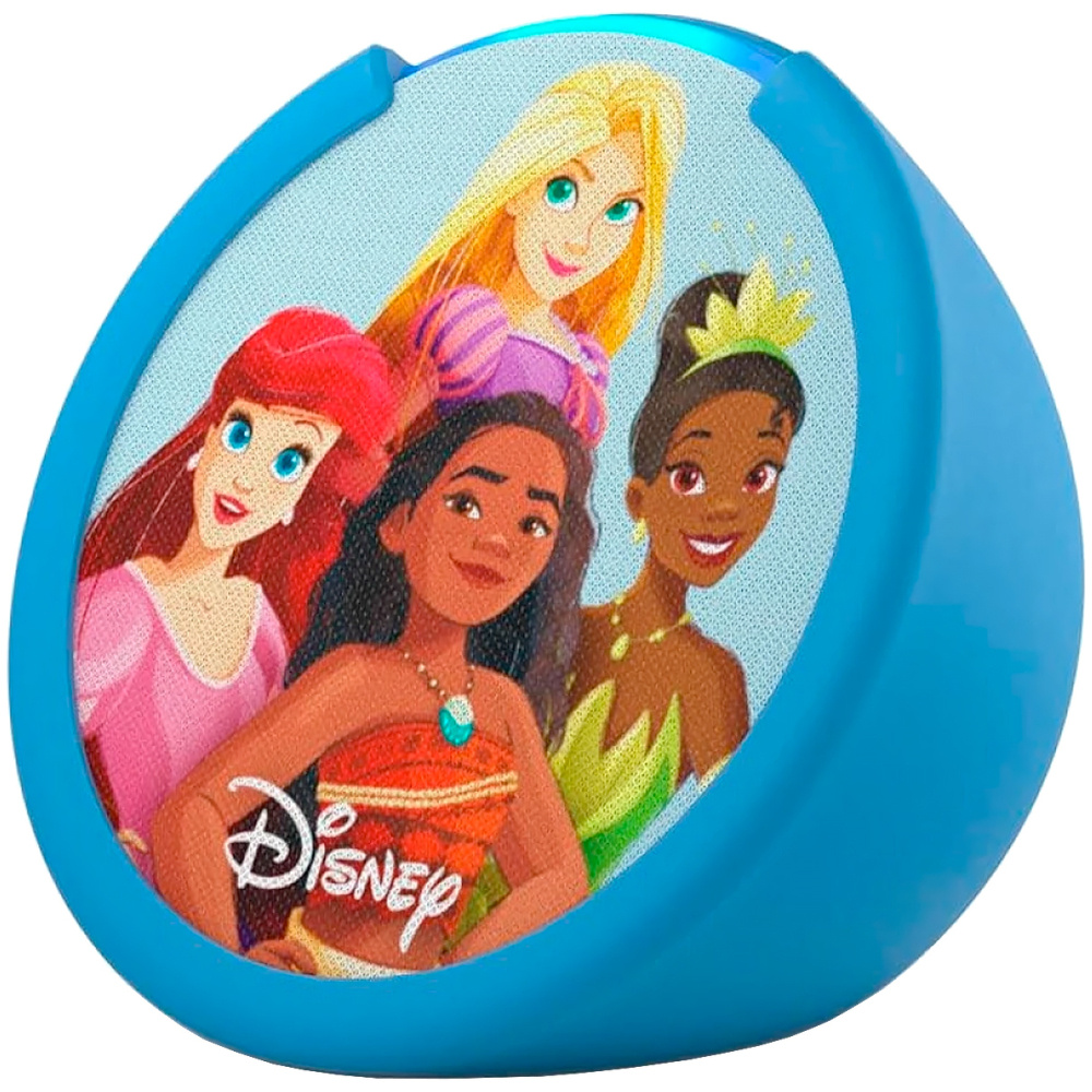 Amazon Asistente de Voz Echo Pop Kids Princesas Disney, Inalámbrico, WiFi, Bluetooth, Multicolor