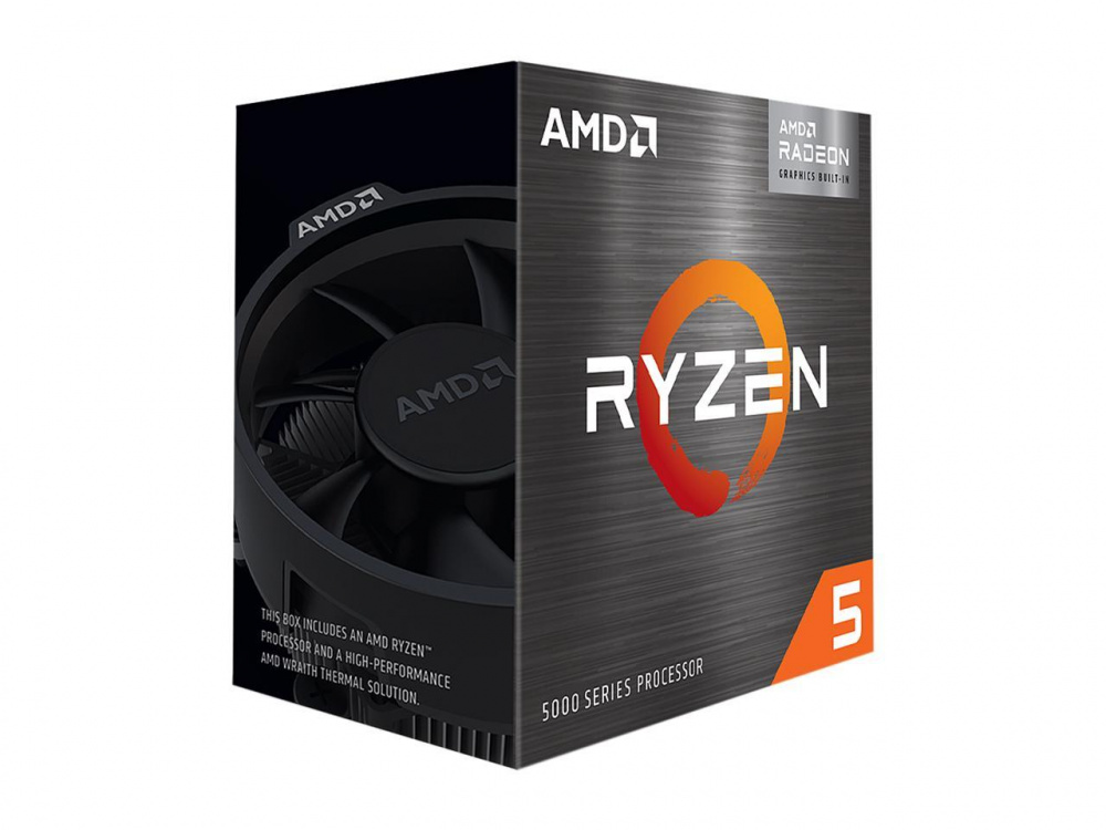 Procesador AMD Ryzen 5 5600G con Gráficos Radeon 7, S-AM4, 3.90GHz, Six-Core, 16MB L3 Caché - incluye Disipador Wraith Stealth