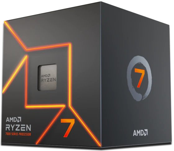 Procesador AMD Ryzen 7 7700 con AMD Radeon Graphics, Socket AM5, 5GHz, 8 Núcleos, 32MB Caché - Incluye Disipador ― Tiene cobre expuesto sobre el silicio que protege la parte superior de la CPU