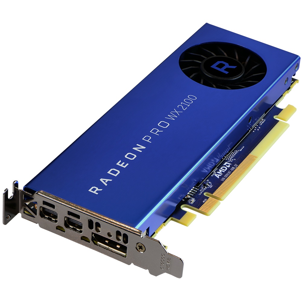 Tarjeta de Video AMD Radeon Pro WX 2100, 2GB 64-bit GDDR5, PCI Express x16 3.0