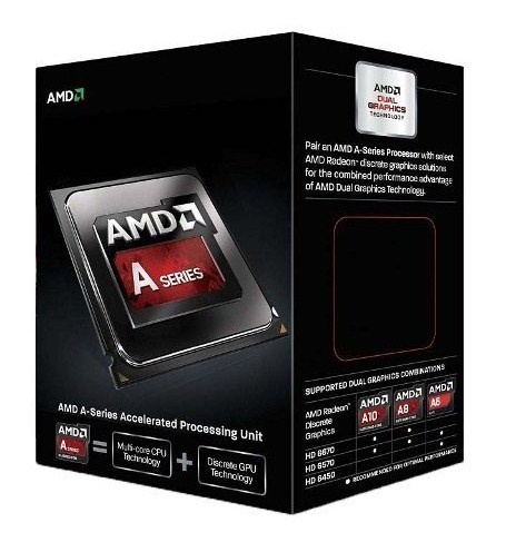 Procesador AMD A10-6790K, S-FM2, 4.00GHz (hasta 4.3GHz c/ Turbo Boost), Quad-Core, 4MB L2 Cache