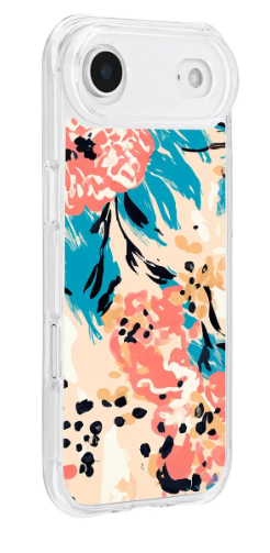 Ampd Funda Blue Blossom para iPhone Air, Transparente