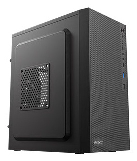 Gabinete Antec ST10M, Mini-Tower, Micro-ATX/Mini-ITX, USB 2.0/3.0, sin Fuente, 1 Ventilador Instalado, Negro