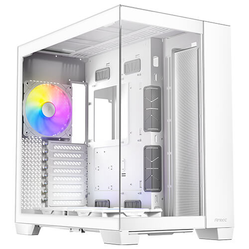 Gabinete Antec C8 ARGB, Full Tower, ATX/EATX/Micro-ATX/Mini-ITX, USB 3.0, sin Fuente, 3 Ventiladores Instalados, Blanco
