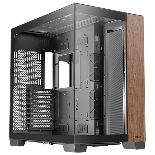 Gabinete Antec C8 WOOD, Full Tower, ATX/EATX/Micro-ATX/Mini-ITX, USB 3.0, sin Fuente, sin Ventiladores Instalados, Negro