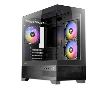 Gabinete Antec CX500M, Midi-Tower, Micro-ATX, USB 3.0, con Fuente de No disponible, 3 Ventiladores Instalados, Negro
