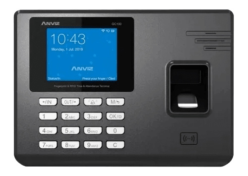 Anviz Control de Acceso y Asistencia Biométrico GC100, 1000 Usuarios, RS-485/Mini USB