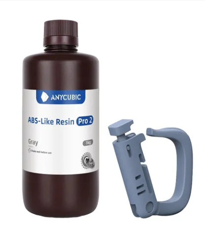 Anycubic Resina para Impresora 3D ANY-5509001, Rígida Estándar, 1kg, Gris