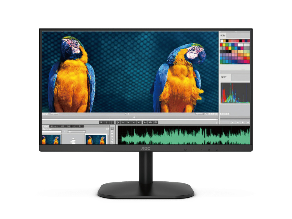 Monitor AOC 22B2HM LED 21.5", Full HD, 75Hz, HDMI, Negro