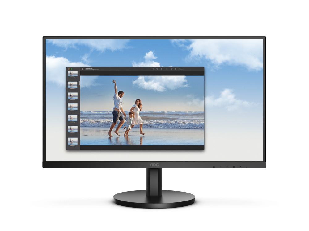 Monitor AOC 22B3HM LCD 21.5", 1920x1080 Full HD, 75Hz, HDMI, Negro 