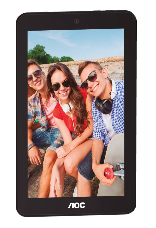 Tablet AOC A726 7'', 8GB, 1024 x 600 Pixeles, Android 6.0.1, Bluetooth, Rojo