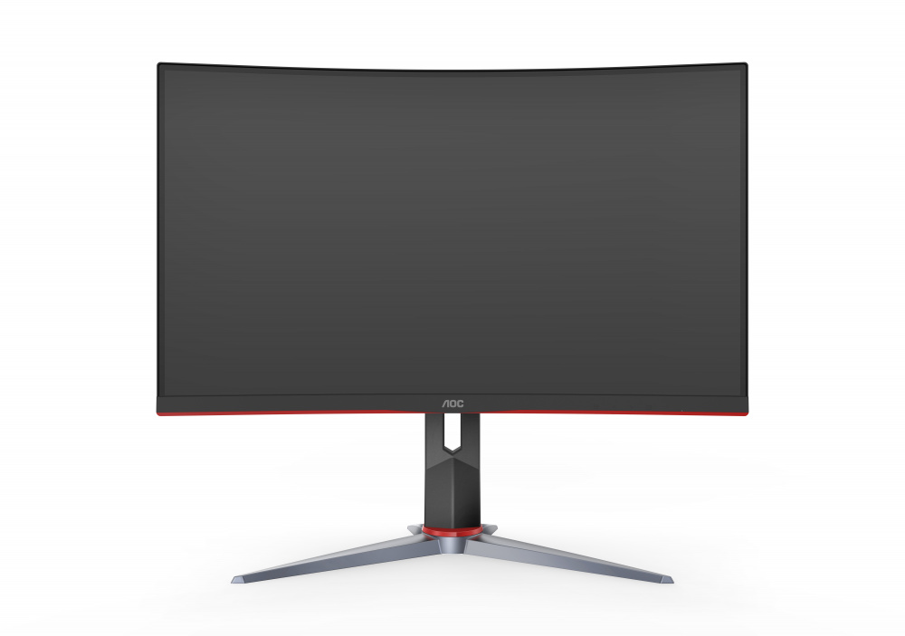Monitor Gamer Curvo AOC CQ32G2S LCD 32", 2560x1440, FreeSync, 165Hz, HDMI/DisplayPort, Negro/Rojo 