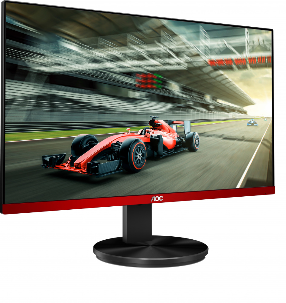 Monitor Gamer AOC G2490VX LED 23.8", Full HD, FreeSync Premium, 144Hz, HDMI, Negro/Rojo