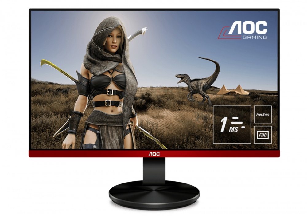 Monitor AOC G2590VXQ LED 24.5", 1920x1080 Full HD, FreeSync, 75Hz, HDMI/DisplayPort, Bocinas Integradas, Negro/Rojo 