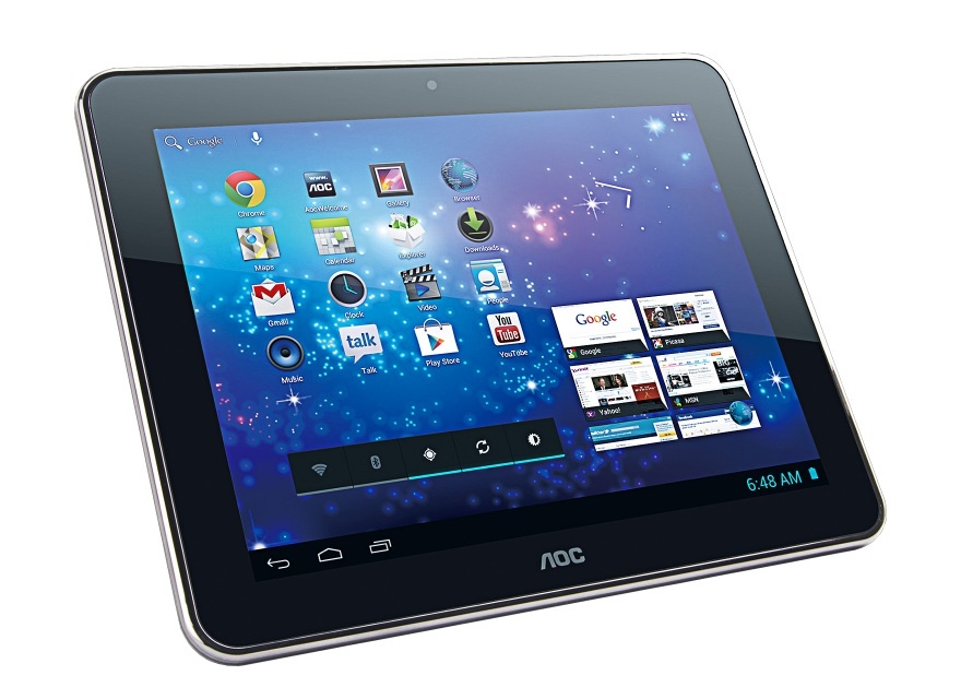 Tablet AOC MW1031-3GP 9.7'', 16GB, 1024 x 768 Pixeles, Android 4.1.1 Bluetooth 2.1, 3G, Negro/Plata