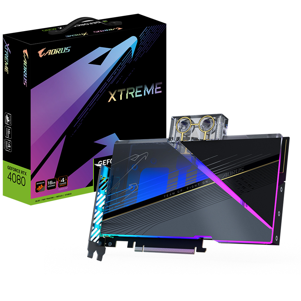 Tarjeta de Video AORUS NVIDIA GeForce RTX 4080 AORUS XTREME WATERFORCE, 16GB 256-bit GDDR6X, PCI Express 4.0