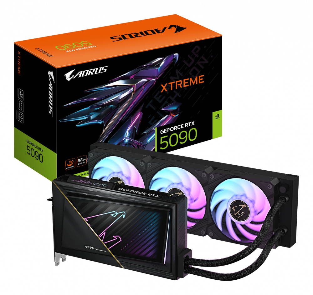 Tarjeta de Video AORUS NVIDIA GeForce RTX 5090 XTREME WATERFORCE, 32GB 512-bit GDDR7, PCI Express x16 5.0  ― ¡Envío gratis limitado a 3 unidades por cliente!