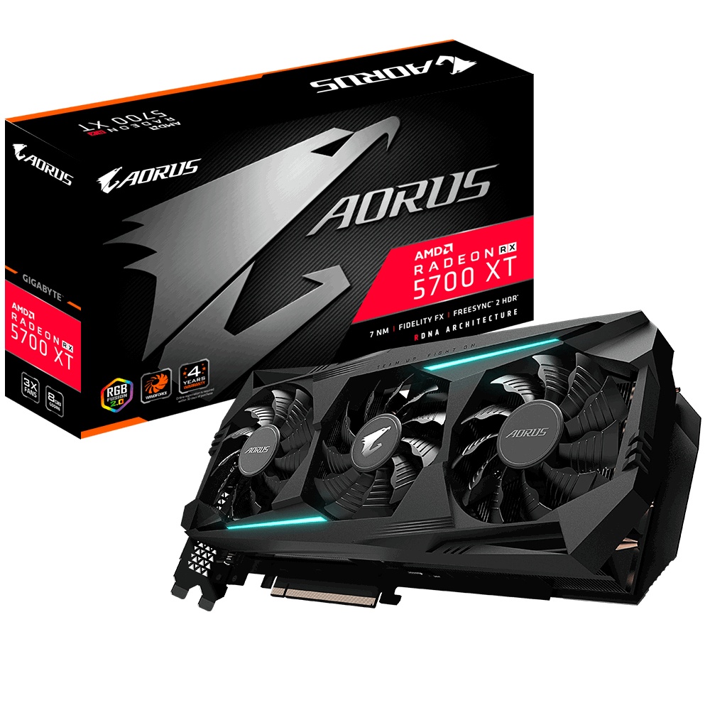 Tarjeta de Video AORUS AMD Radeon RX 5700 XT, 8GB 256-bit GDDR6, PCI Express x16 4.0