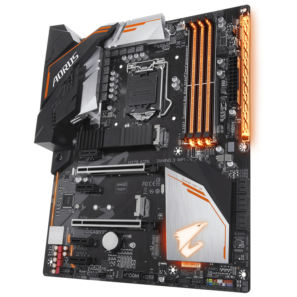 Tarjeta Madre AORUS ATX H370 AORUS GAMING 3 WIFI, S-1151, Intel H370, HDMI, 64GB DDR4 para intel
