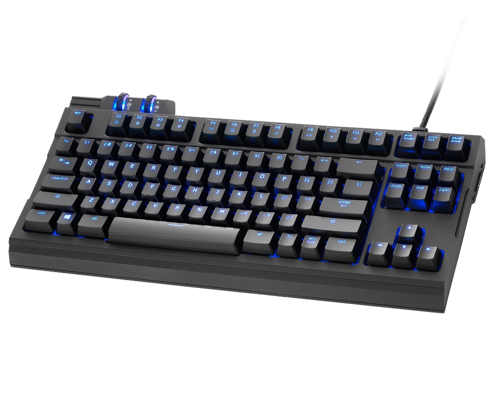 Teclado Gamer AORUS THUNDER K3 LED Azul, Teclado Mecánico, Cherry MX Red, Alámbrico, Negro