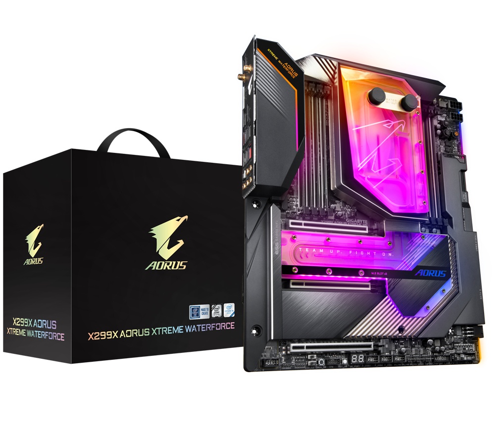 Tarjeta Madre AORUS X299X Xtreme Waterforce, E-ATX, LGA 2066, Intel X299, 256GB DDR4, DP para Intel