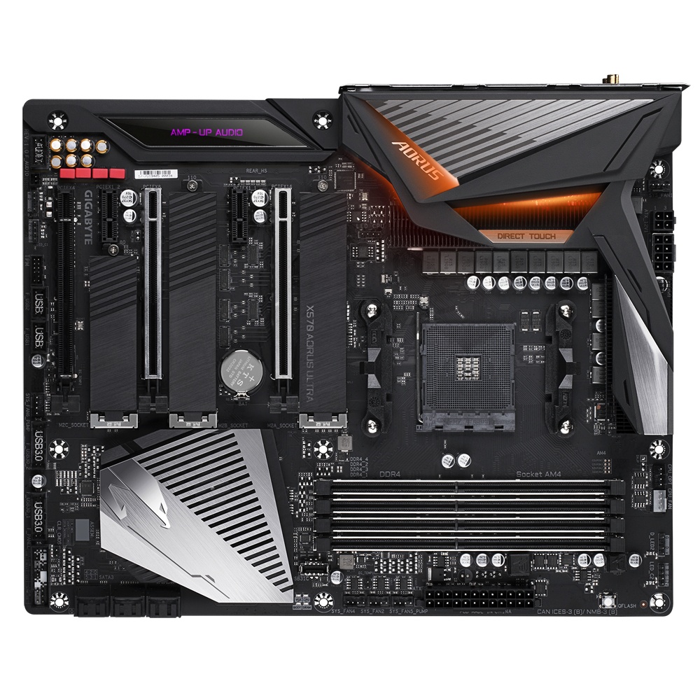 Tarjeta Madre AORUS ATX X570 AORUS ULTRA, S-AM4, AMD X570, HDMI, 128GB DDR4 para AMD Ryzen — Requiere Actualización de BIOS para la Serie Ryzen 5000