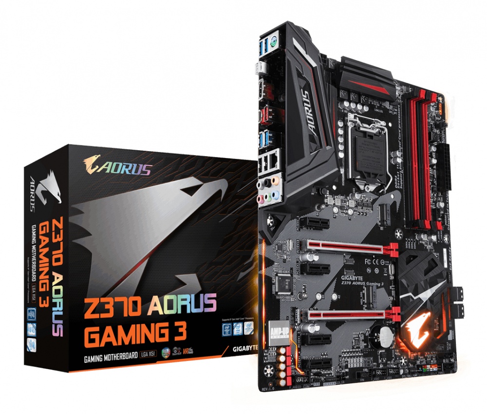 Tarjeta Madre AORUS ATX Z370 AORUS Gaming 3, S-1151, Intel Z370, HDMI, 64GB DDR4 para Intel ― Compatibles solo con 8va y/o  9va Generación (Revisar modelos aplicables)