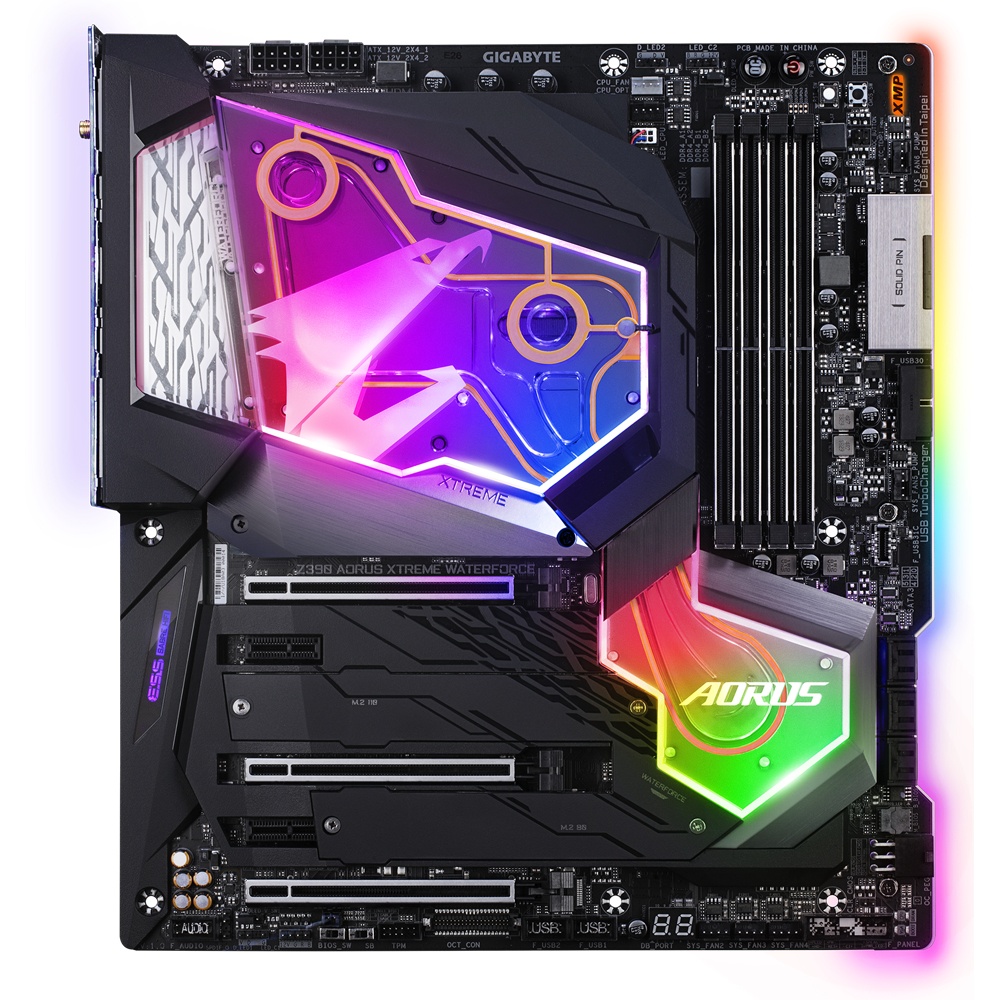 Tarjeta Madre AORUS E-ATX Z390 XTREME COMBO WATERFORCE 5G, S-1151, Intel Z390 Express, HDMI, 128GB DDR4 para Intel ― Compatibles solo con 8va & 9va Generación