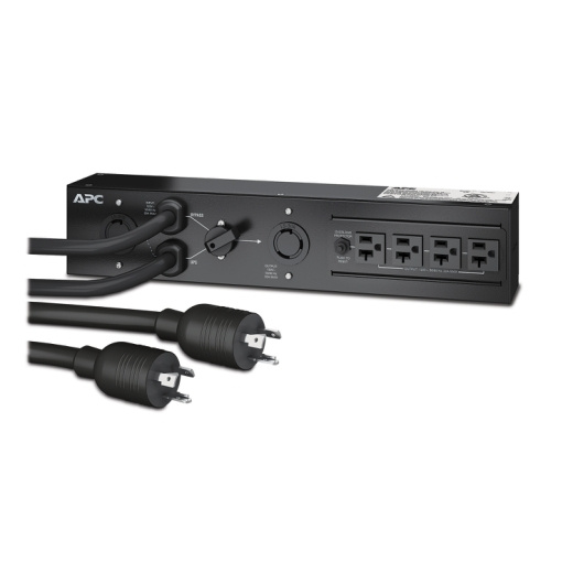 APC PDU para Rack Bypass para Rack 2U, 30A, 120V, 5 Contactos