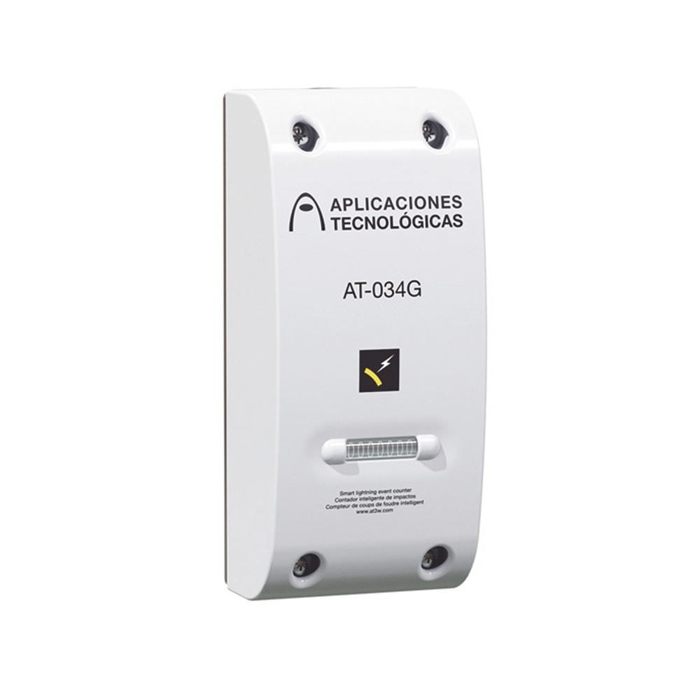Aplicaciones Tecnologicas Contador Electromecánico de Descargas Atmosféricas, 1 Pieza, Blanco