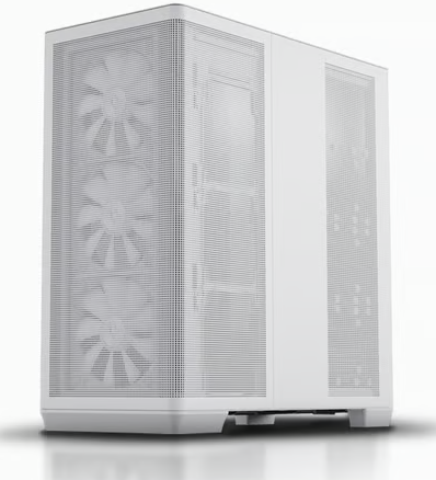 Gabinete Apnx C1, Midi-Tower, ATX/Micro-ATX/Mini-ITX, USB 3.0, sin Fuente, 4 Ventiladores Instalados, Blanco